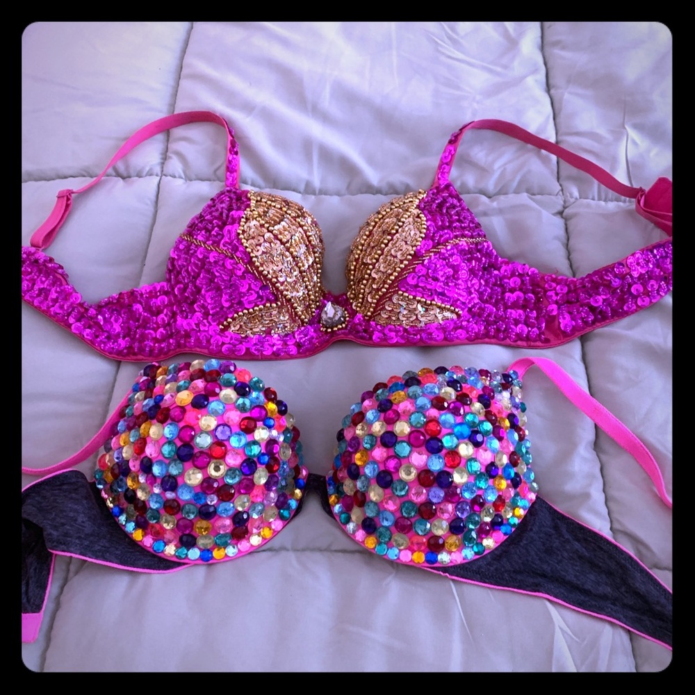 Bedazzled Festival Rave Bras 34B 👙
